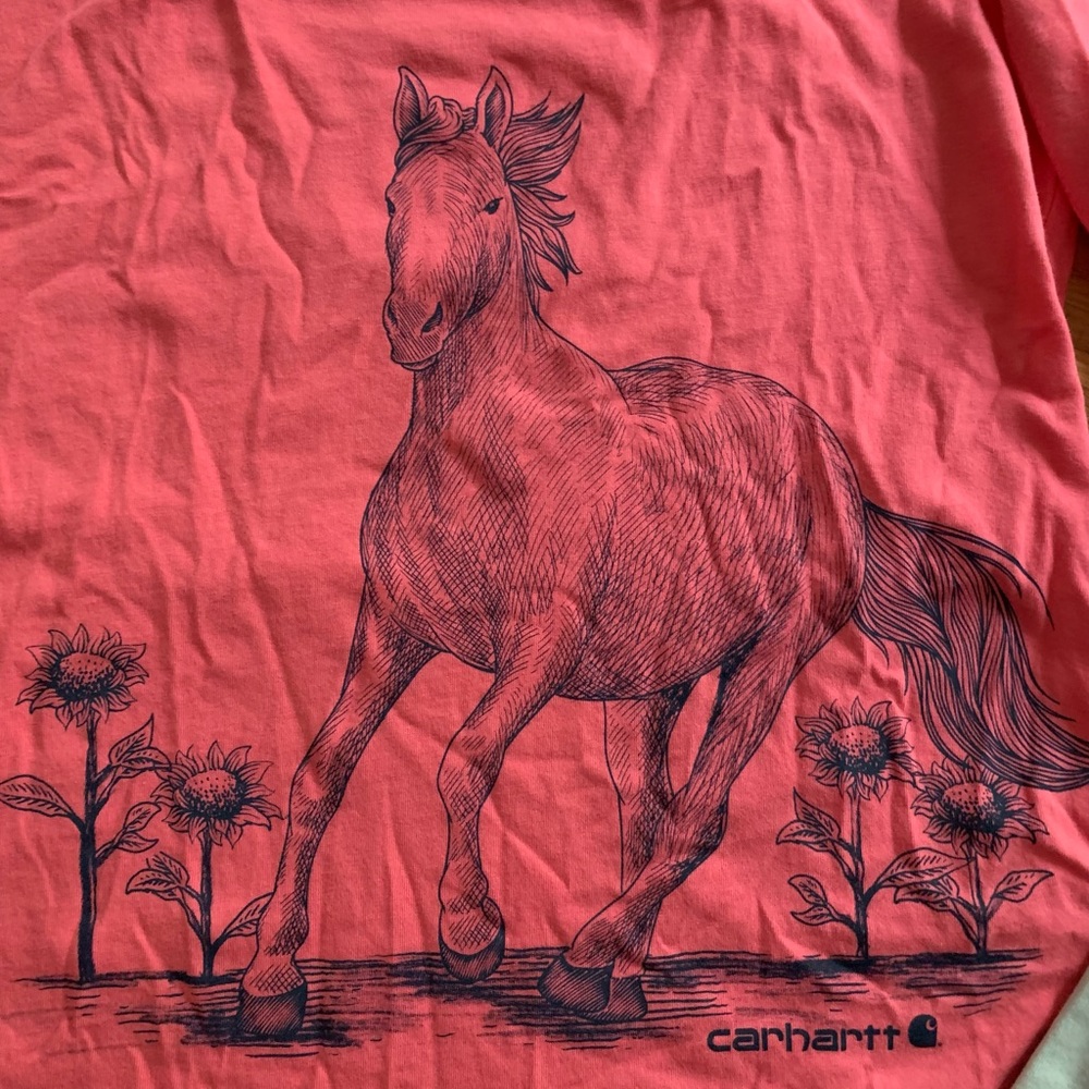 Girls T-Shirt Bundle Carhartt & Cat & Jack 10/12